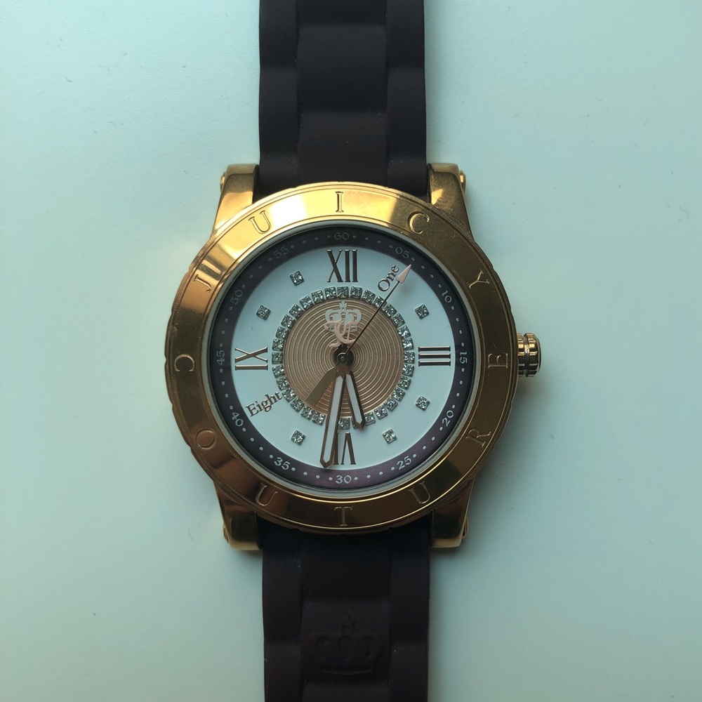 Juicy Couture Watch l Gold & Dark Purple